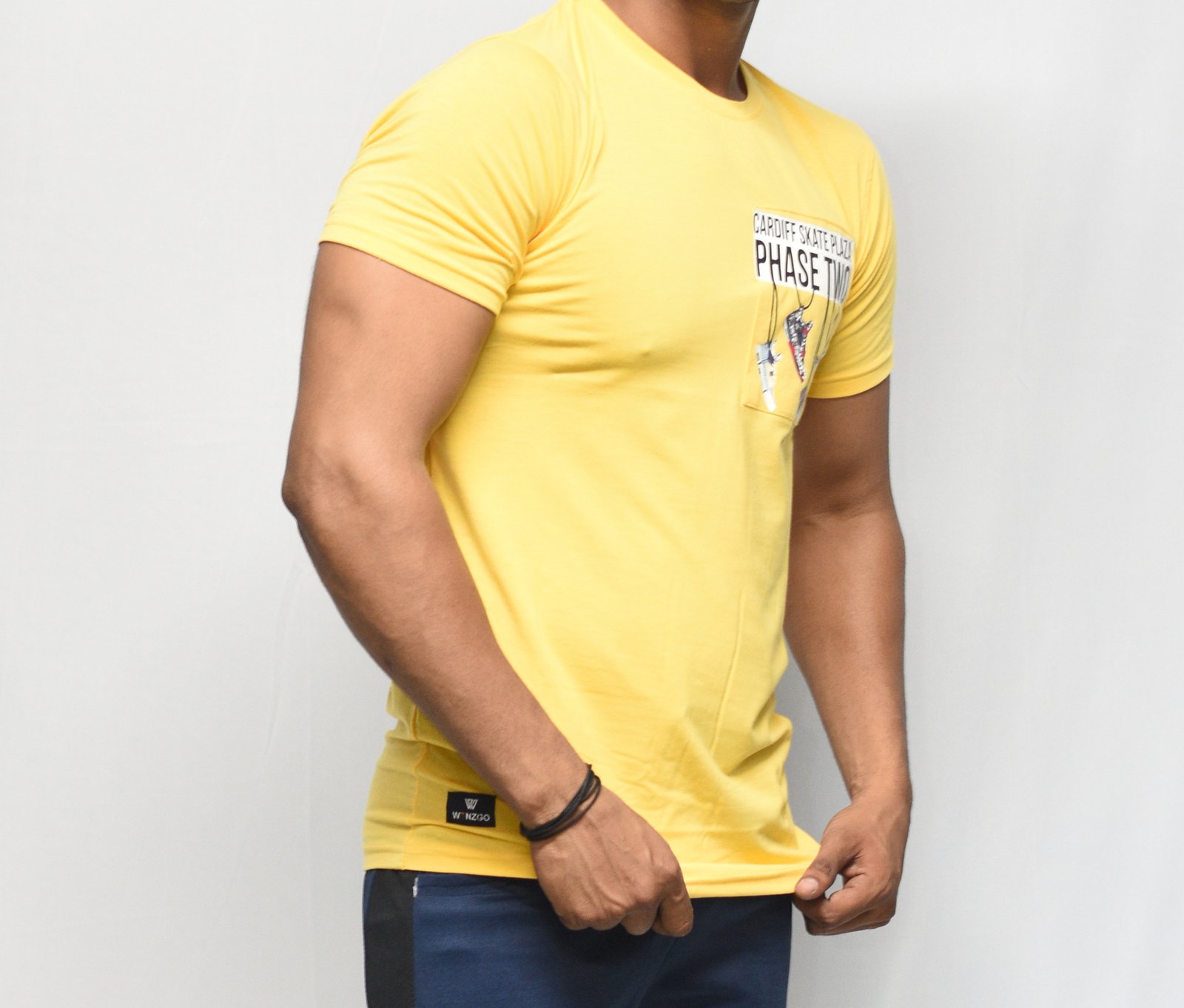 Yellow Regular Printed t-shirts